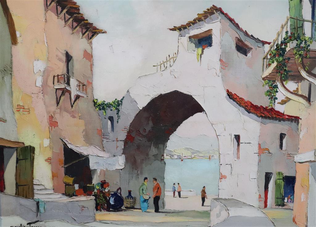 § Cecil Rochfort DOyly-John (1906-1993) Rapallo, Italy 17 x 23in.